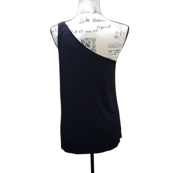 Torrid One-Shoulder Sparkle Top W/ Asymmetrical Neckline - Picture 6 of 7
